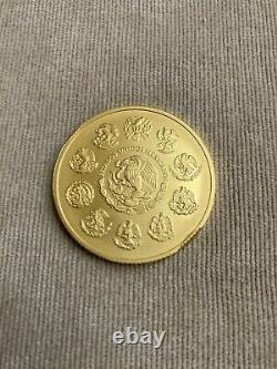 2020 1 oz Mexican Gold Libertad Coin. 999 Fine Note RIM DING low Mintage 1,100