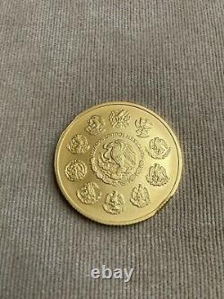 2020 1 oz Mexican Gold Libertad Coin. 999 Fine Note RIM DING low Mintage 1,100