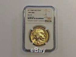 2020 American Gold Buffalo 1 oz $50 Gold Coin Graded NGC MS70.9999 Fine