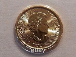 2020 Canada 1/10 9999 Fine Gold $5 Coin Special Issue Eagle In Original Plastic