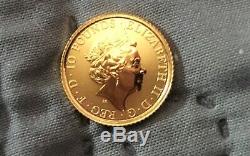 2020 Gold 1/10 oz 9999 Fine Great Britain 10 Pound Coin Royal Coat Of Arms BU