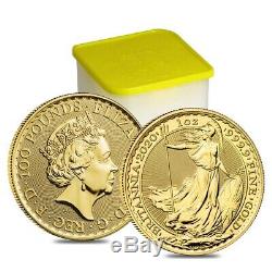 2020 Great Britain 1 oz Gold Britannia Coin. 9999 Fine BU