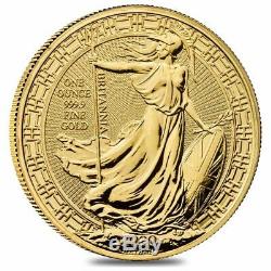 2020 Great Britain 1 oz Gold Britannia Oriental Border Coin. 9999 Fine BU