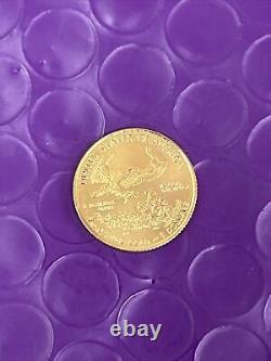 2021 1/10 Oz American Gold Eagle (AGE) TYPE 1 999 Fine Gold Bullion