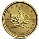 2021 1/10 Oz Canadian Gold Maple Leaf $5 Coin. 9999 Fine Bu (sealed)