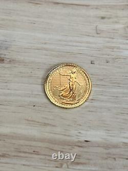 2021 1/10 oz Gold Coin. 9999 Fine Britannia BU