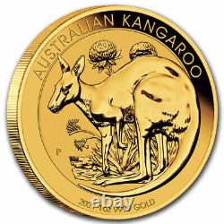 2021 Australia 1 oz Gold Kangaroo BU Perth Mint. 9999 Fine Gold