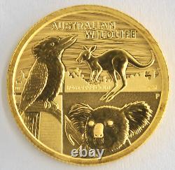 2021 Australian Wildlife 25 Dollars 1/4 Ounce. 999 Fine Pure Gold Coin Bullion