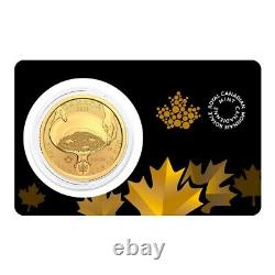 2021 Canada 1 oz Gold Panning for Gold Coin Klondike Gold Rush. 99999 Fine BU