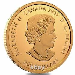 2021 Canada 1 oz Proof Gold Klondike Gold Rush 125th Anniversary. 9999 Fine