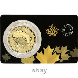 2021 Canada Gold Klondike Gold Rush $200 1 oz BU in Sealed Assay. 99999 Fine