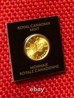 2021 Canada'MapleGram' Fine Gold 50c Coin in Certified Card