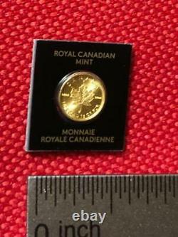 2021 Canada'MapleGram' Fine Gold 50c Coin in Certified Card