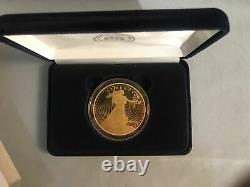 2021 Cook Island $25 Saint Coin 1200mg of. 9999 FINE GOLD 58mm Wide withBox & COA