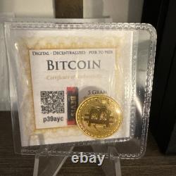 2021 Gold Coin 5 Gram Pure Gold Coin. 999 Solid Gold Bitcoin Commemorative Gold 2021 Gold Coin 5 Gram Pure Gold Coin. 999 Solid Gold Bitcoin Commemorative Gold
