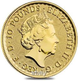 2021 Great Britain 1/10 oz Gold Britannia Coin. 9999 Fine BU