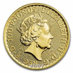 2021 Great Britain 1 oz Gold Britannia BU Coin. 9999 Fine Gold