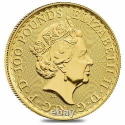 2021 Great Britain 1 oz Gold Britannia Coin. 9999 Fine BU