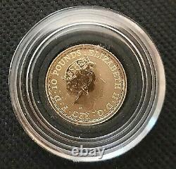 2021 Great Britain Gold Britannia 1/10 oz. Coin £10 Coin GEM BU. 9999 Fine Gold