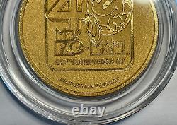 2021 Niue 1 oz Gold $250 Ms. PAC-MANT Coin, 40th Anniversary BU. 9999 Fine AU