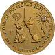 2021 Rwanda 1/100 Oz Fine Gold Coin Cat Wwf Fauna Wildlife Diamond