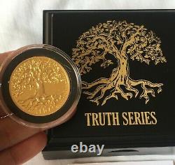 2021 TREE OF LIFE CHRISTIAN 1 OZ. 999 FINE SOLID GOLD COIN ONLY 250 Mintage