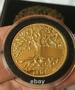 2021 TREE OF LIFE CHRISTIAN 1 OZ. 999 FINE SOLID GOLD COIN ONLY 250 Mintage