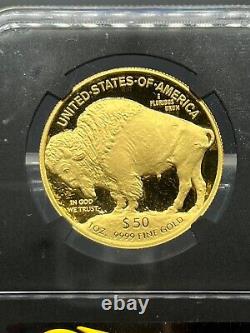 2021-W $50 Gold Buffalo NGC Pf 70 Ultra Cameo 1oz Coin. 9999 Fine (Edmund C Moy)
