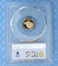 2021 W PCGS PR 69 D-Cam Gold American Eagle Type 2 $5 Coin, 1/10oz Fine Gold