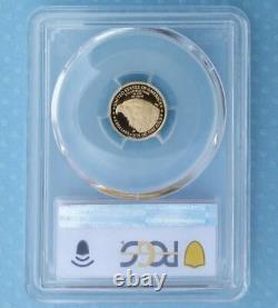 2021 W PCGS PR 69 D-Cam Type 2 Gold American Eagle $5 Coin, 1/10oz Fine Gold