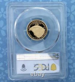 2021 W PCGS PR 70 D-Cam Type 2 Gold American Eagle $10 Coin, 1/4oz Fine Gold