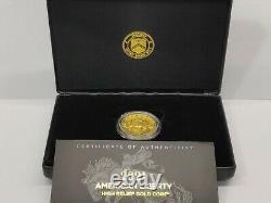 2021-w American Liberty High Relief Gold Coin 1 Oz 99.99% Fine Gold