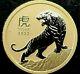 2022 1/10 Oz Australian Gold Lunar Tiger Coin Bu Perth Mint. 9999 Fine Gold