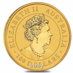 2022 1 oz Australian Gold Kangaroo Perth Mint Coin. 9999 Fine BU In Cap