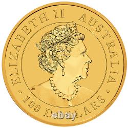 2022 1 oz Australian Kangaroo Gold Coin BU 0.9999 Fine Gold