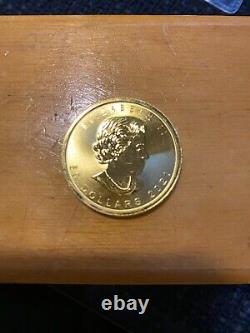 2022 1 oz Canadian Gold Maple Leaf $50 Coin. 9999 Fine BU