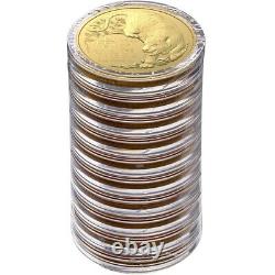 2022 1 oz Gold Lunar Year of the Tiger Coin. 9999 Fine BU Royal Australian