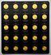 2022 25 X 1g Canadian Gold Maples 50 Cents Coin 9999 Fine Maplegram25 In Assay
