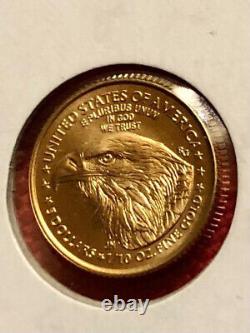 2022 American Eagle 1/10 oz Fine Gold 5 Dollar BU Coin