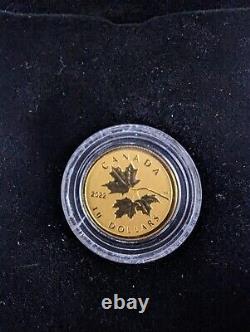 2022'Everlasting Maple Leaf' $10 Fine Gold 1/20oz Coin Reverse Proof