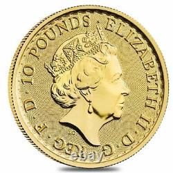 2022 Great Britain 1/10 oz Gold Britannia Coin. 9999 Fine BU