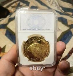 2022 Liberty 1 OZ. 9999 Fine Gold 24KT HGE 100 mills With Case