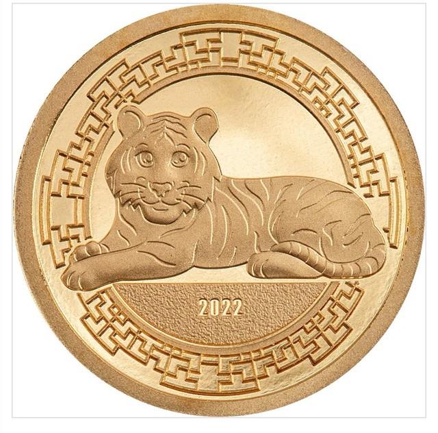 2022 Mongolia. 5g Gold Torper. Only 5000pcs Worldwide! Limited Mintage. 9999fine
