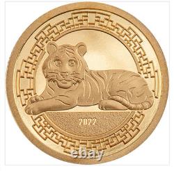 2022 Mongolia. 5g Gold Torper. Only 5000pcs Worldwide! Limited Mintage. 9999fine 2022 Mongolia. 5g Gold Torper. Only 5000pcs Worldwide! Limited Mintage. 9999fine