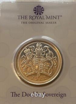 2022 United Kingdom Double Sovereign (Elizabeth II) 916.7 Gold Coin In Blister