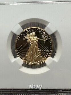 2022-W American Eagle $10 1/4th oz Fine GOLD Proof Coin 22ED NGC PF70