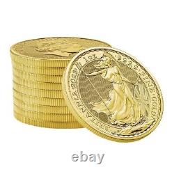 2023 1 oz British Gold Britannia Coin (BU) 0.9999 Fine Gold