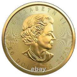 2023 1 oz Canadian Gold Maple Leaf $50 Coin 9999 Fine Gold BU