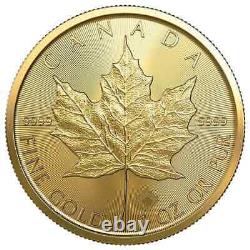 2023 1 oz Canadian Gold Maple Leaf $50 Coin 9999 Fine Gold BU