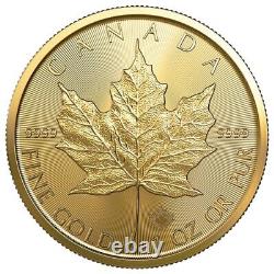 2023 1 oz Canadian Gold Maple Leaf $50 Coin 9999 Fine Gold BU In Stock